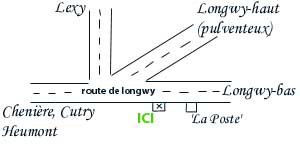 Acc�s au 56 route de Longwy